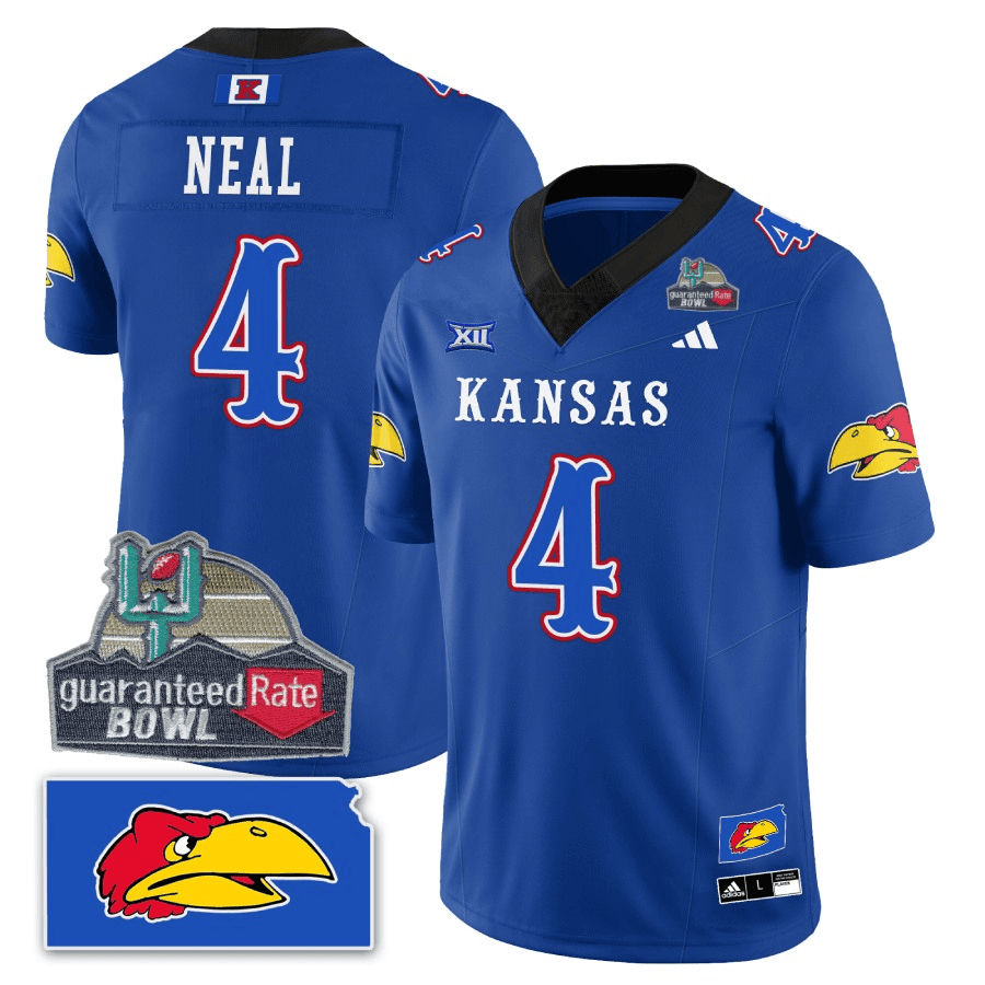 KJ Blackhawk Guaranteed Rate Bowl Patch Vapor Limited Jersey - Stitched