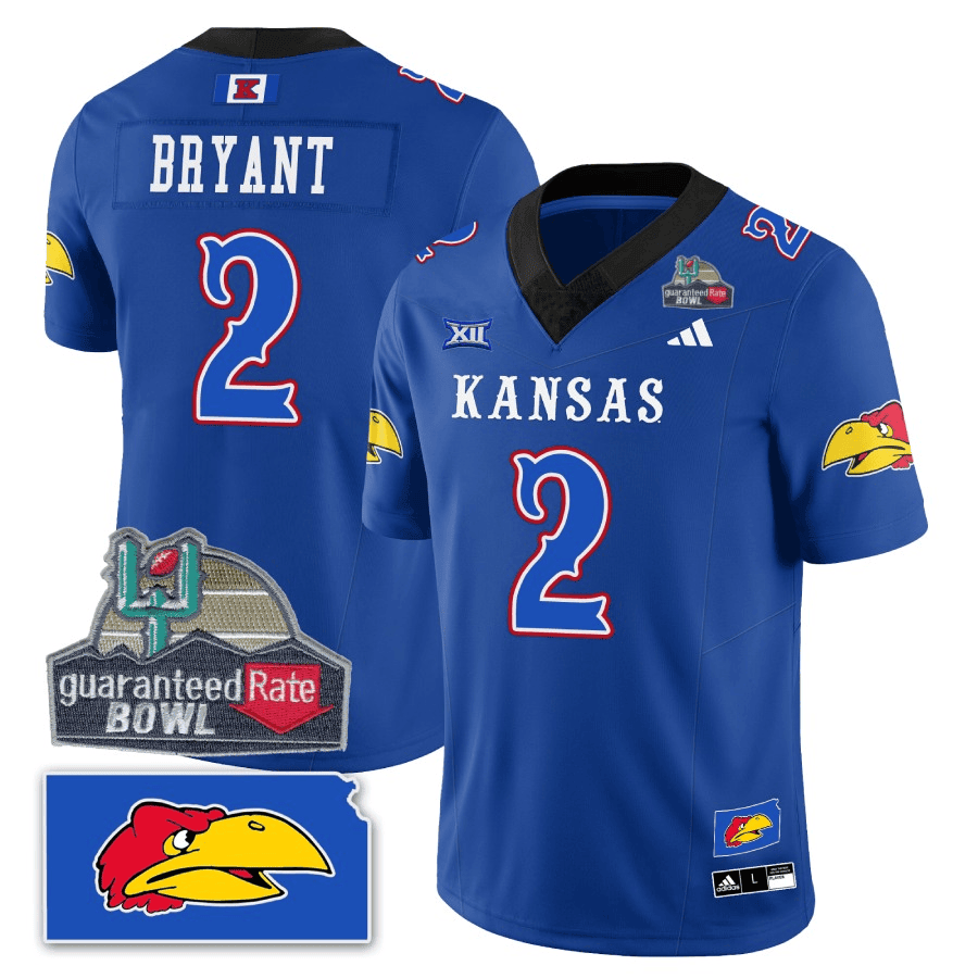 KJ Blackhawk Guaranteed Rate Bowl Patch Vapor Limited Jersey - Stitched