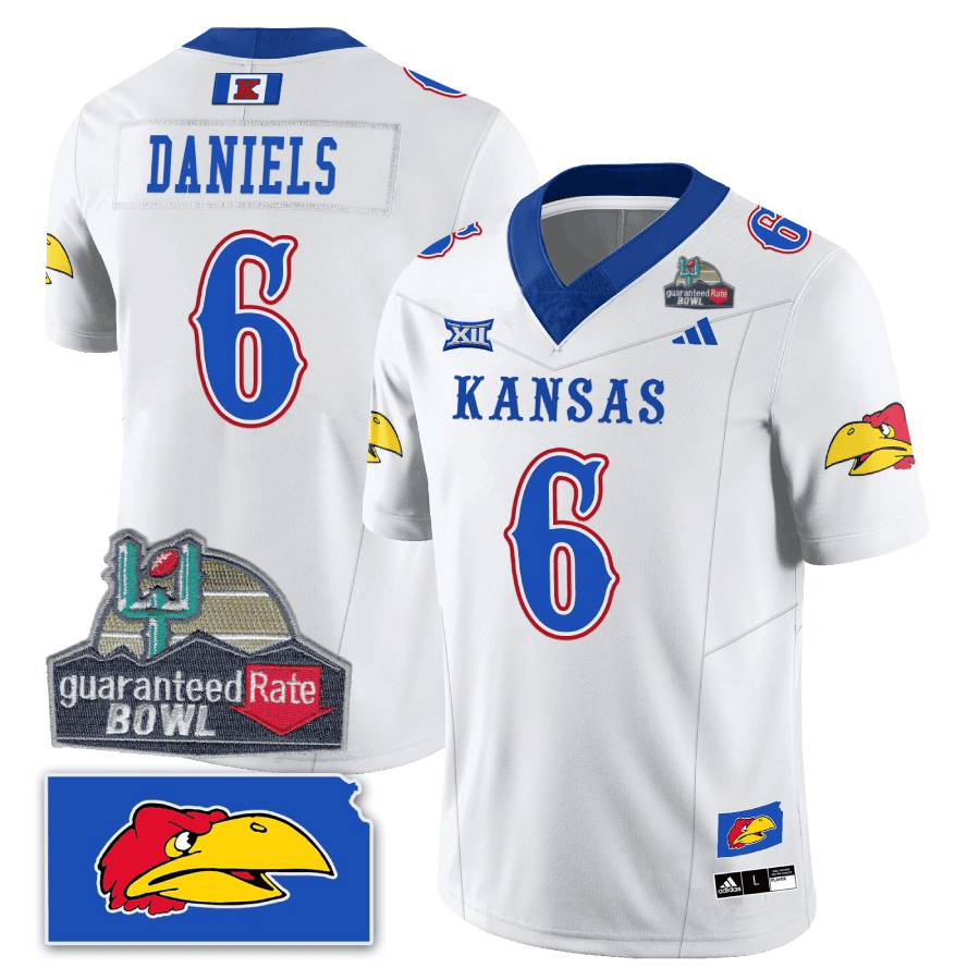 KJ Blackhawk Guaranteed Rate Bowl Patch Vapor Limited Jersey - Stitched