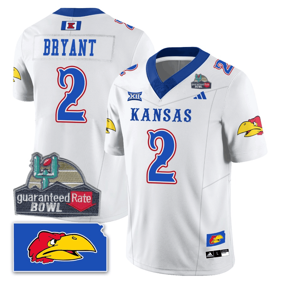 KJ Blackhawk Guaranteed Rate Bowl Patch Vapor Limited Jersey - Stitched