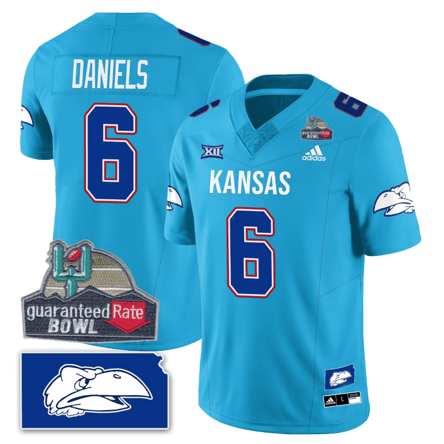 KJ Blackhawk Guaranteed Rate Bowl Patch Vapor Limited Jersey - Stitched