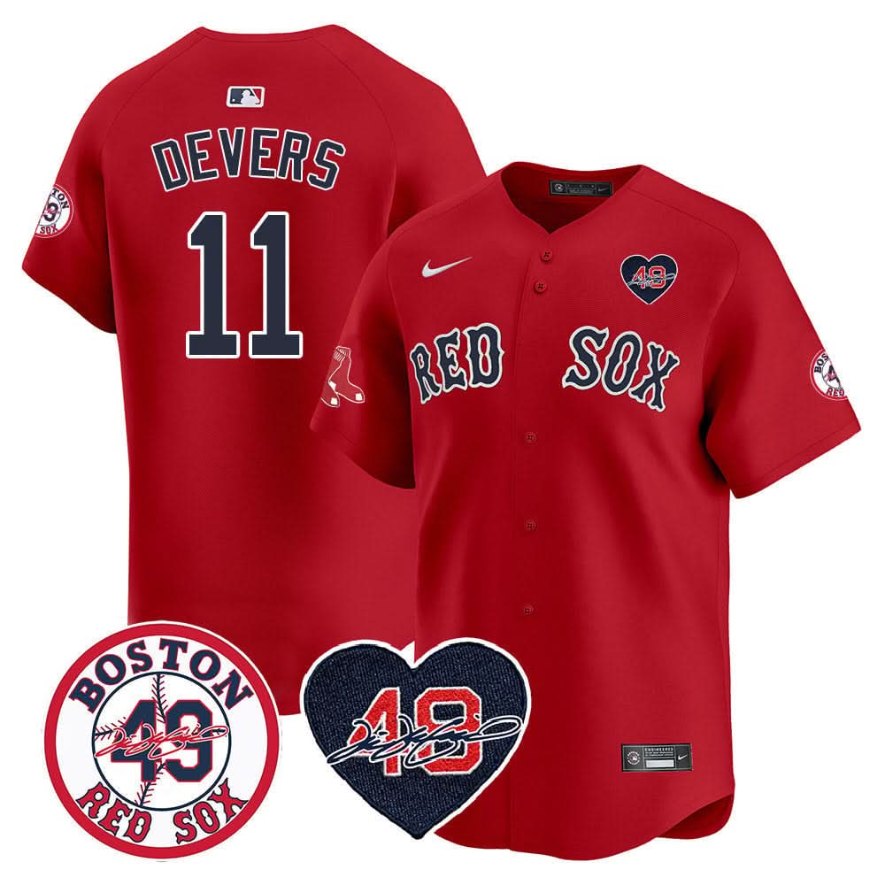BRS Tim Wakefield Memorial Patch Vaper Premier Limited Jersey - Stitched- Stitched