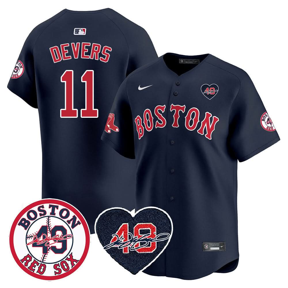BRS Tim Wakefield Memorial Patch Vaper Premier Limited Jersey - Stitched- Stitched
