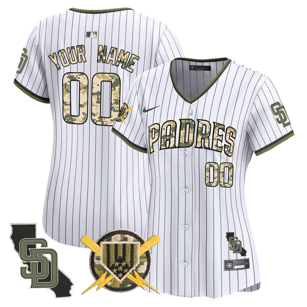 SD Armed Forces Day Vapor Premier Limited Custom Jersey - Stitched