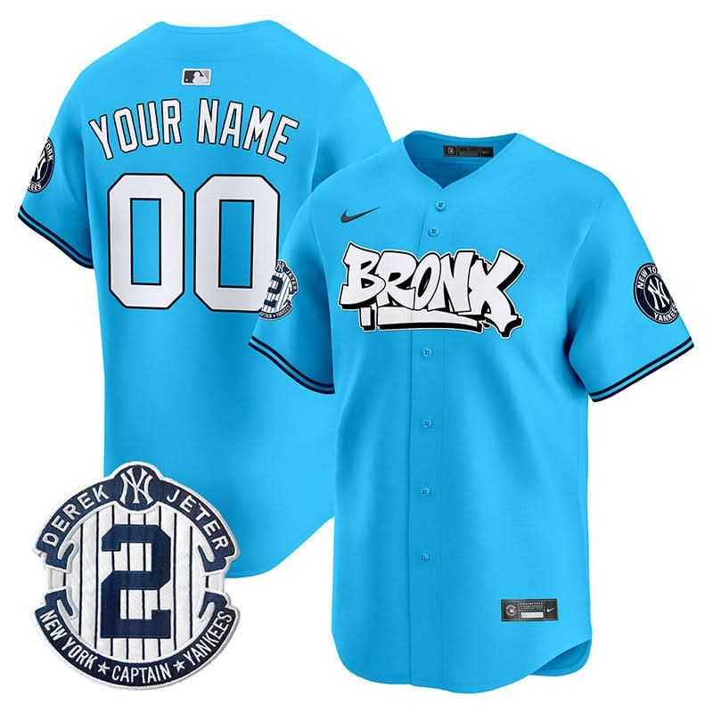 NYY The Bronx Graffiti Vapor Premier Limited Custom Jersey V3 - Stitched
