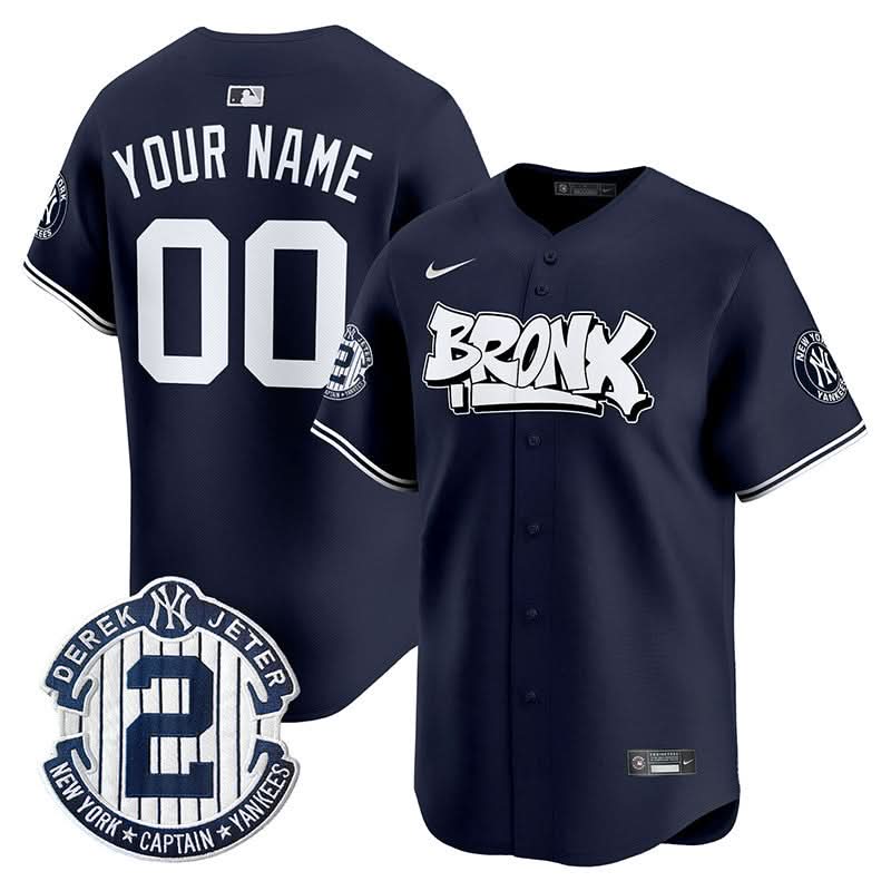 NYY The Bronx Graffiti Vapor Premier Limited Custom Jersey V3 - Stitched