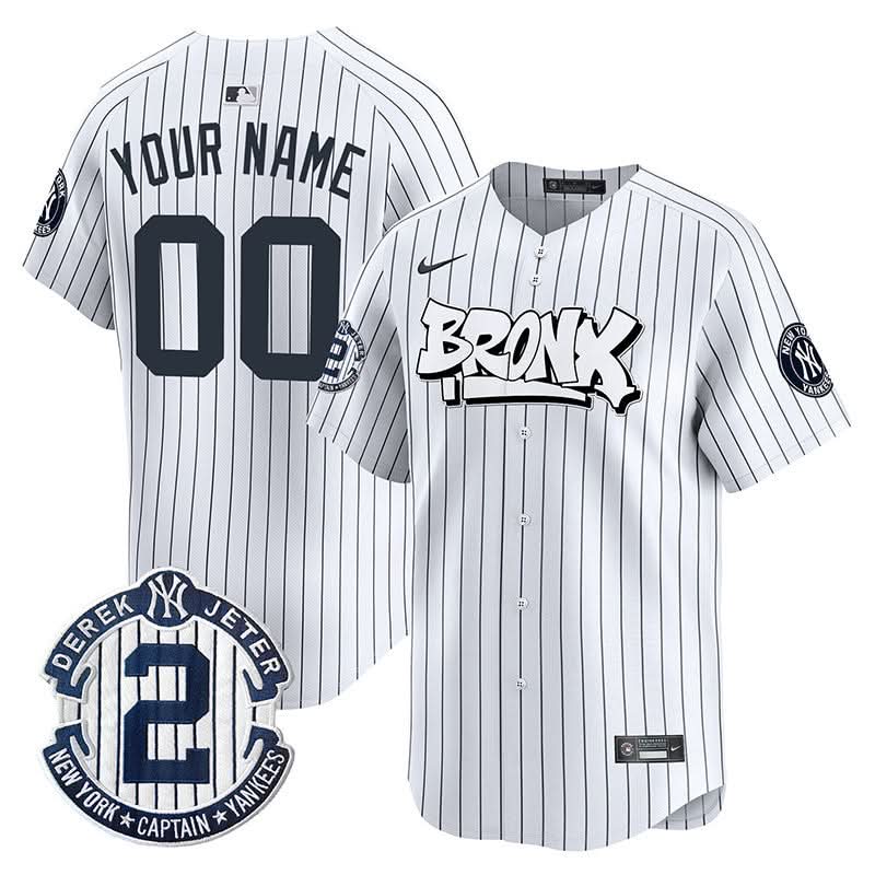NYY The Bronx Graffiti Vapor Premier Limited Custom Jersey V3 - Stitched