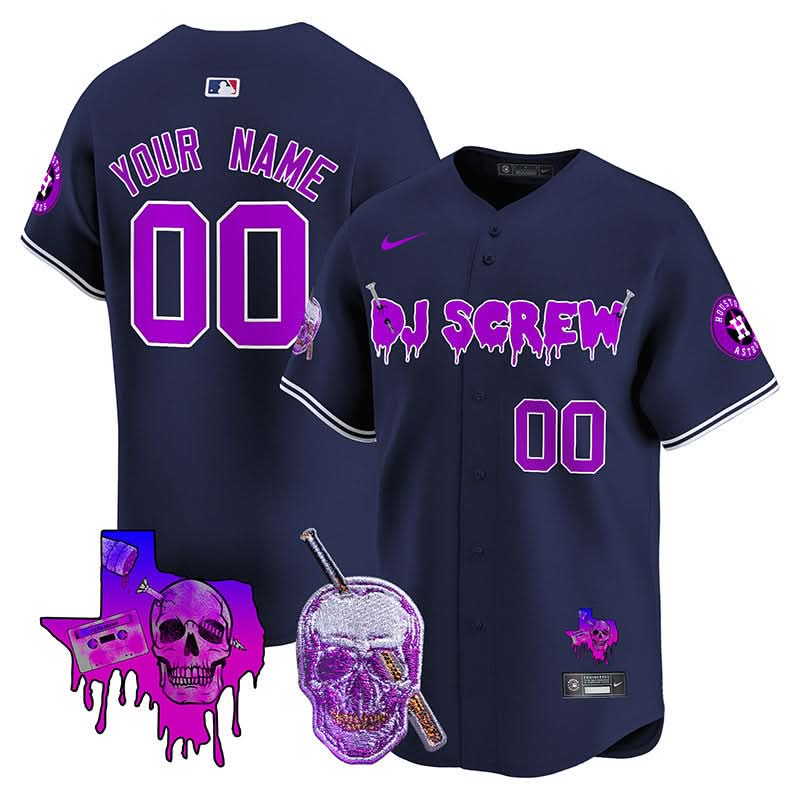 HA DJ Screw Vapor Premier Limited Custom Jersey - Stitched