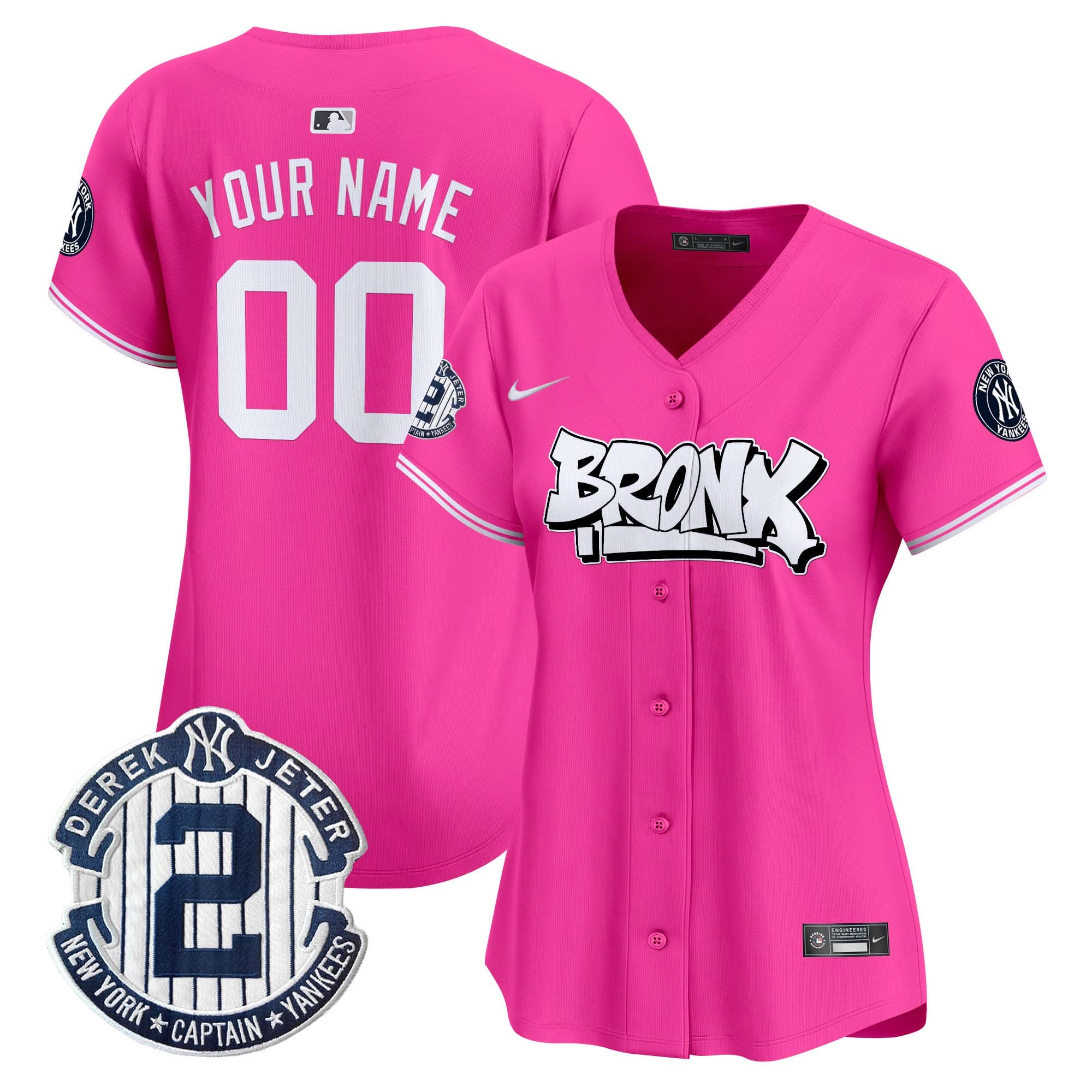 NYY The Bronx Graffiti Vapor Premier Limited Custom Jersey V3 - Stitched