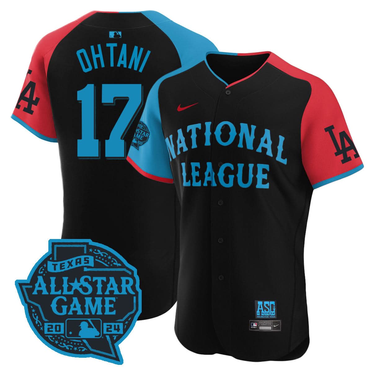 Nation League 2024 MLB All-Star Game Player Flex Base Jersey - Stitched