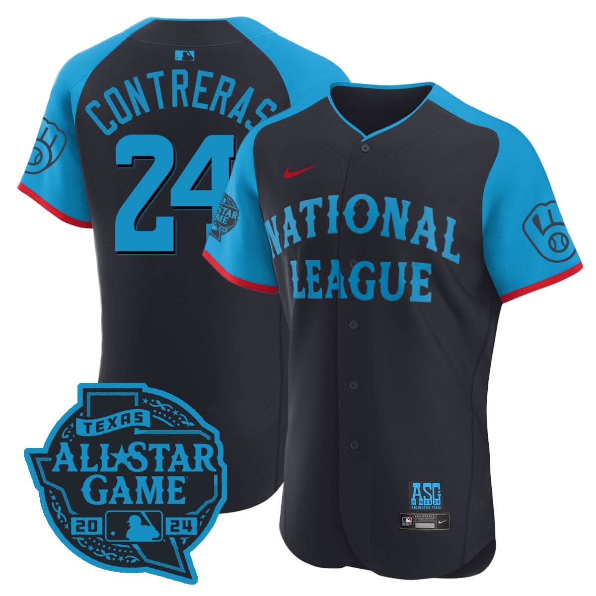 Nation League 2024 MLB All-Star Game Player Flex Base Jersey - Stitched