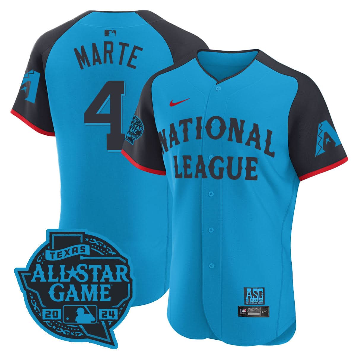 Nation League 2024 MLB All-Star Game Player Flex Base Jersey - Stitched