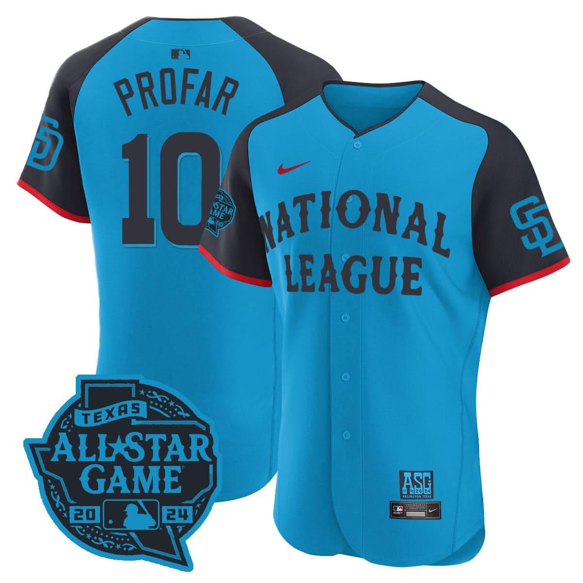 Nation League 2024 MLB All-Star Game Player Flex Base Jersey - Stitched