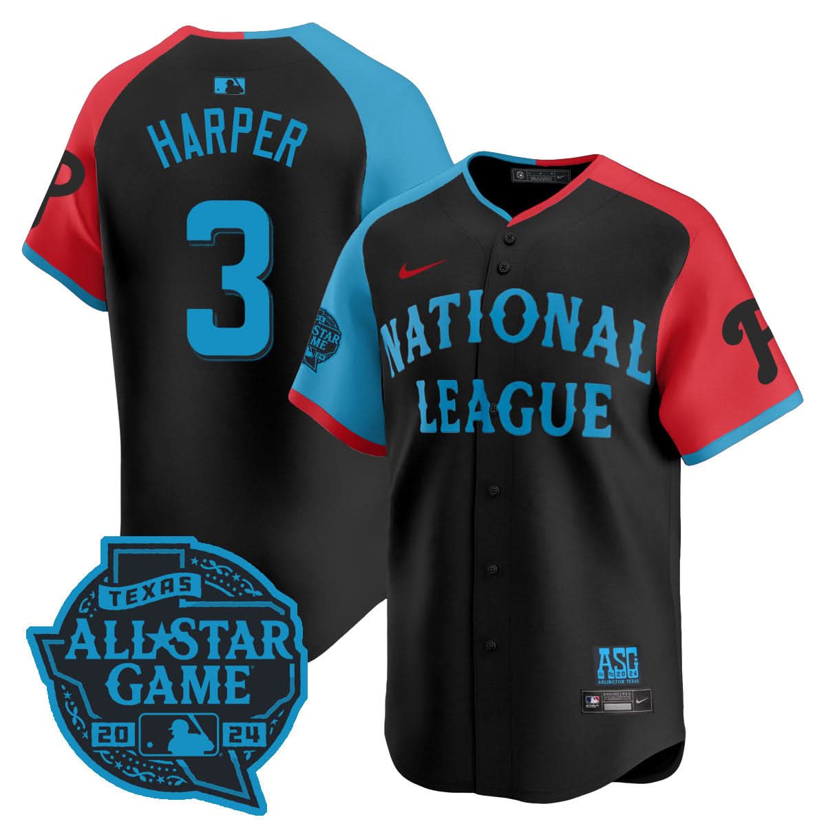 Nation League 2024 MLB All-Star Game Player Cool Base Jersey - Stitched