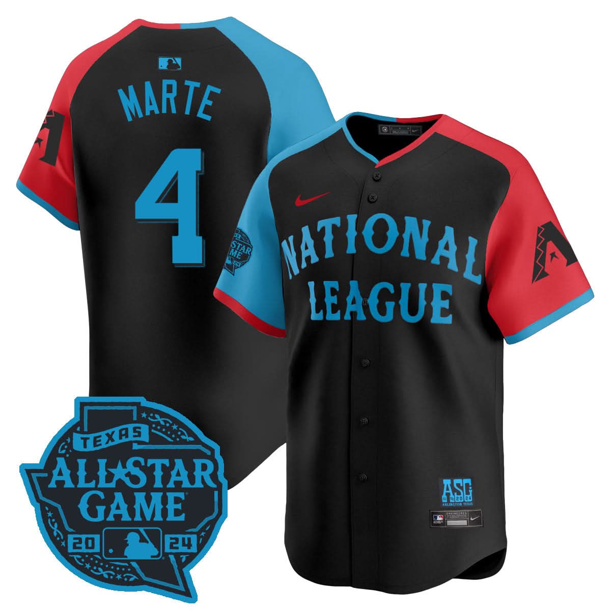 Nation League 2024 MLB All-Star Game Player Cool Base Jersey - Stitched