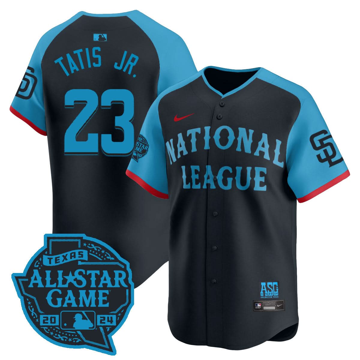 Nation League 2024 MLB All-Star Game Player Cool Base Jersey - Stitched