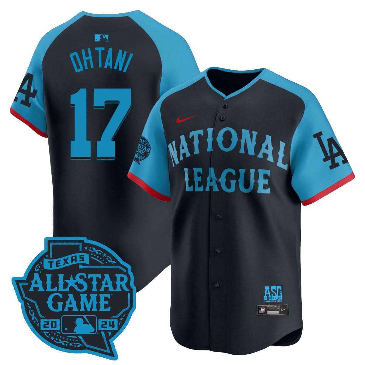 Nation League 2024 MLB All-Star Game Player Cool Base Jersey - Stitched