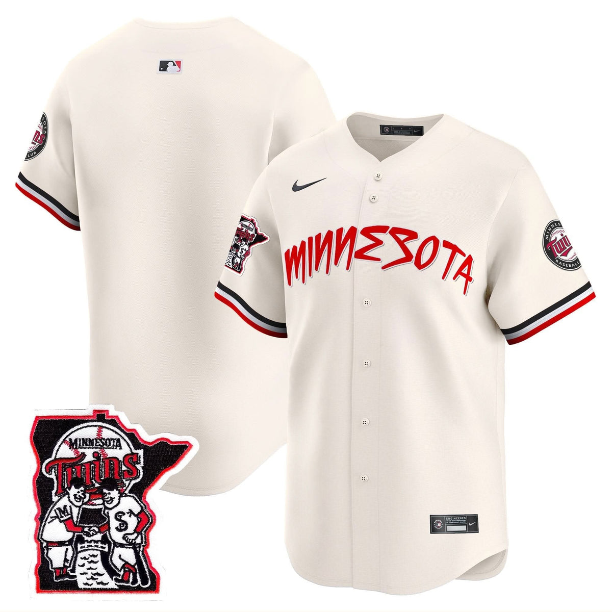 MT Shaking Hands Patch Vapor Premier Limited Jersey - Stitched