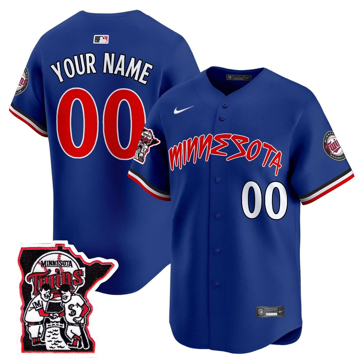 MT Shaking Hands Patch Vapor Premier Limited Custom Jersey - Stitched