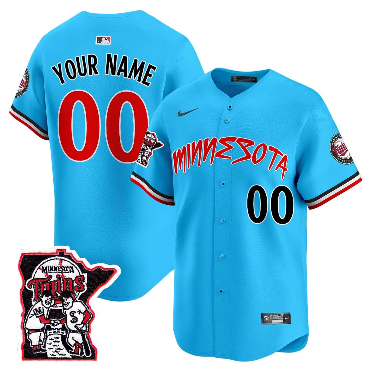 MT Shaking Hands Patch Vapor Premier Limited Custom Jersey - Stitched