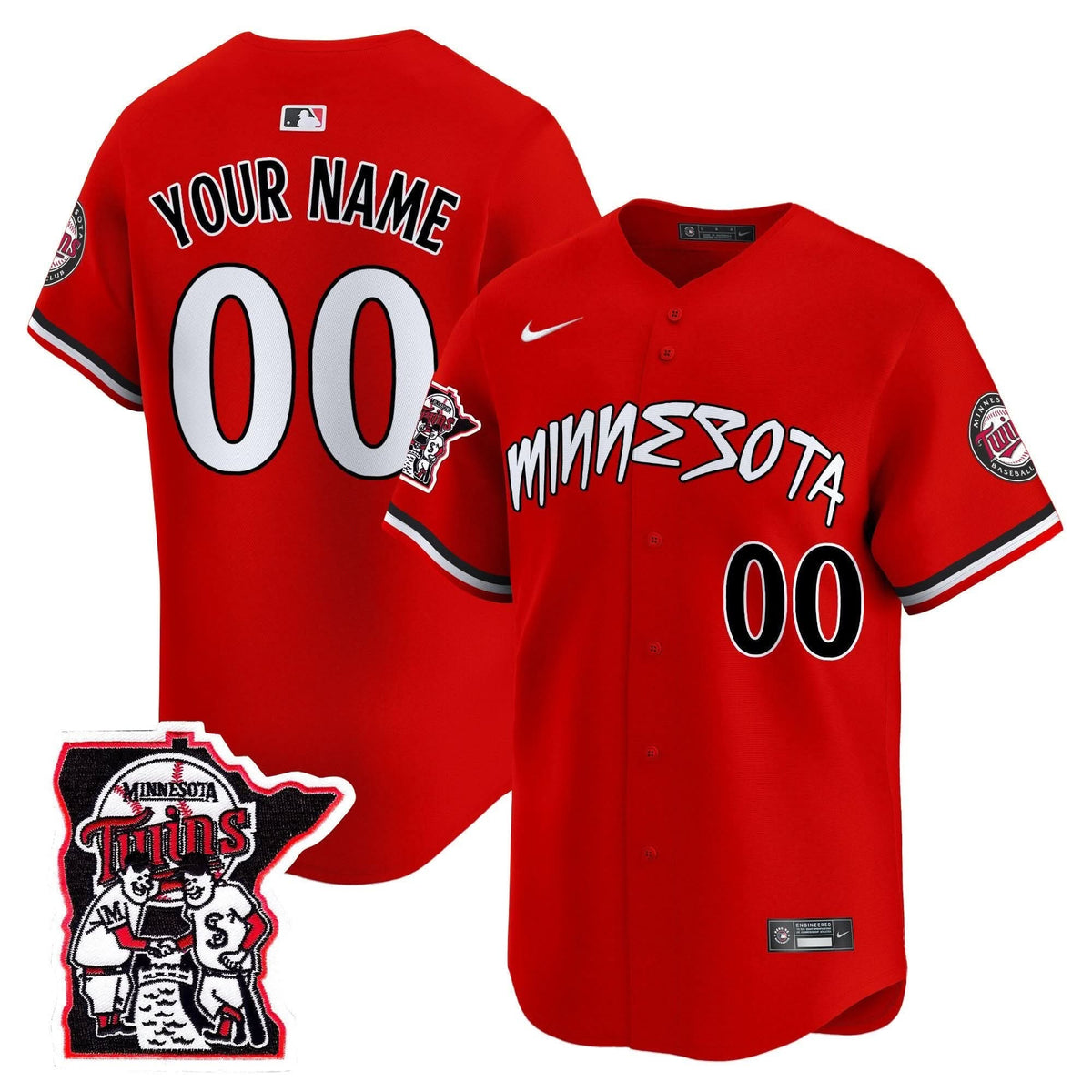 MT Shaking Hands Patch Vapor Premier Limited Custom Jersey - Stitched