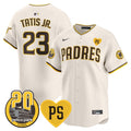 SDP “For Peter” & Petco Park 20th Patch Vapor Premier Limited Jersey V2 – Stitched