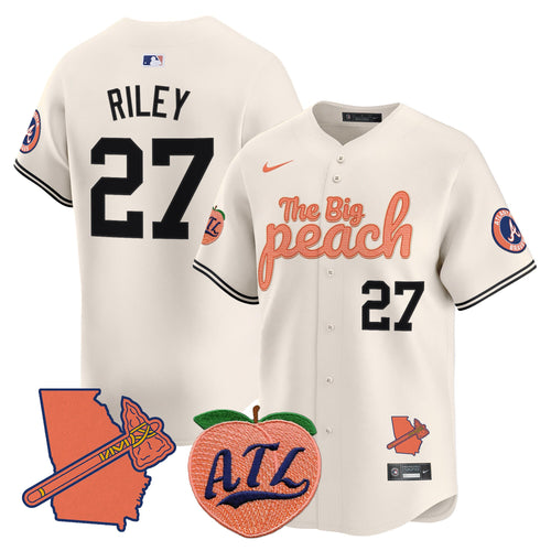 ATL The Big Peach Vapor Premier Limited Jersey - Stitched
