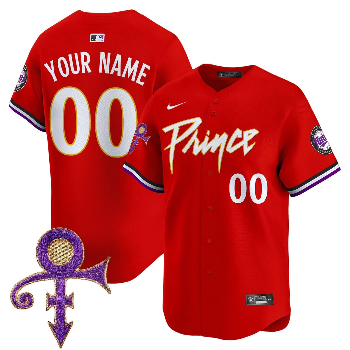 MT Prince Patch Vapor Premier Limited Custom Jersey - Stitched