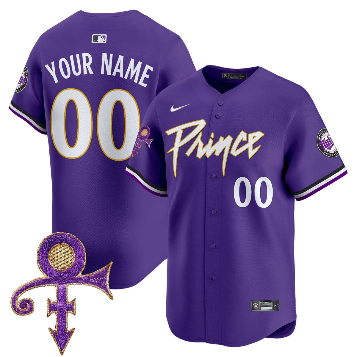 MT Prince Patch Vapor Premier Limited Custom Jersey - Stitched