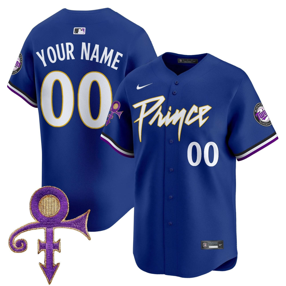 MT Prince Patch Vapor Premier Limited Custom Jersey - Stitched