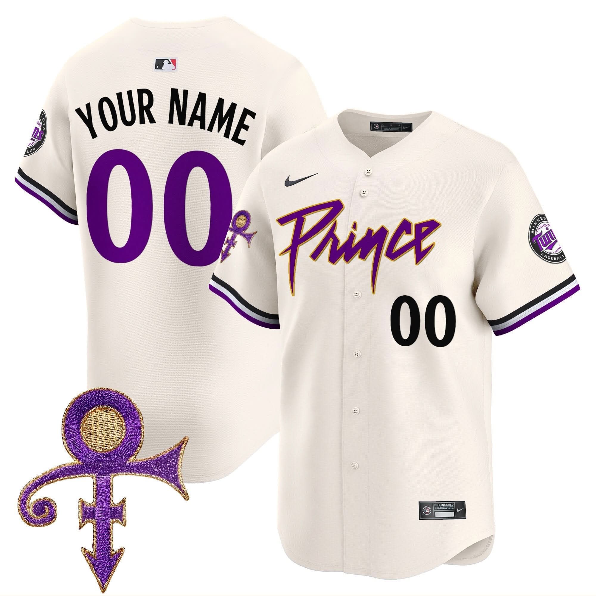 MT Prince Patch Vapor Premier Limited Custom Jersey - Stitched