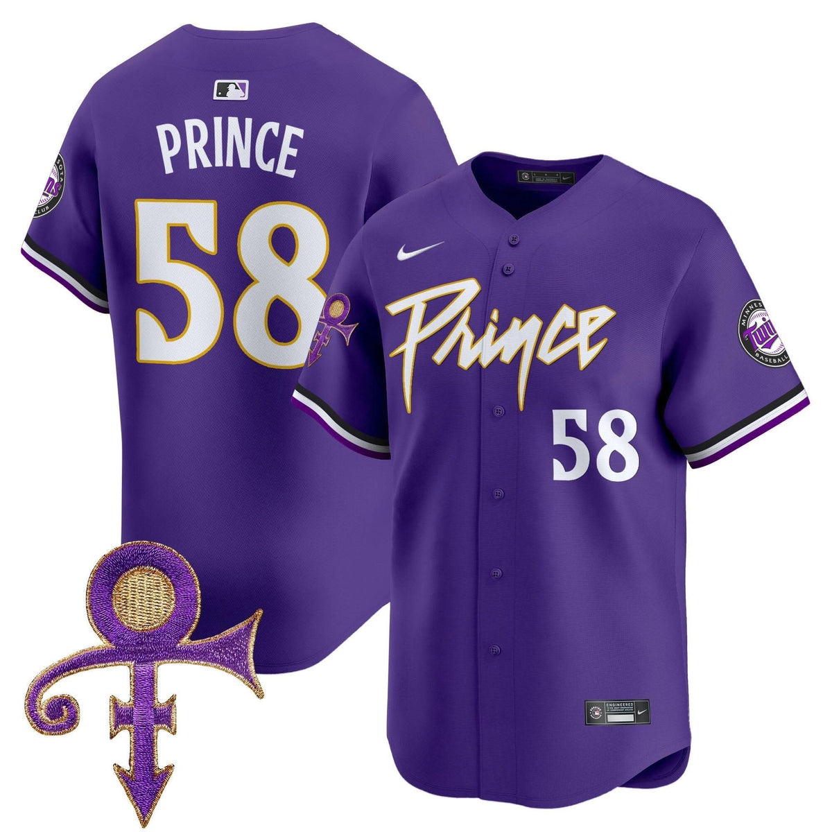 MT Prince Patch Vapor Premier Limited Jersey - Stitched