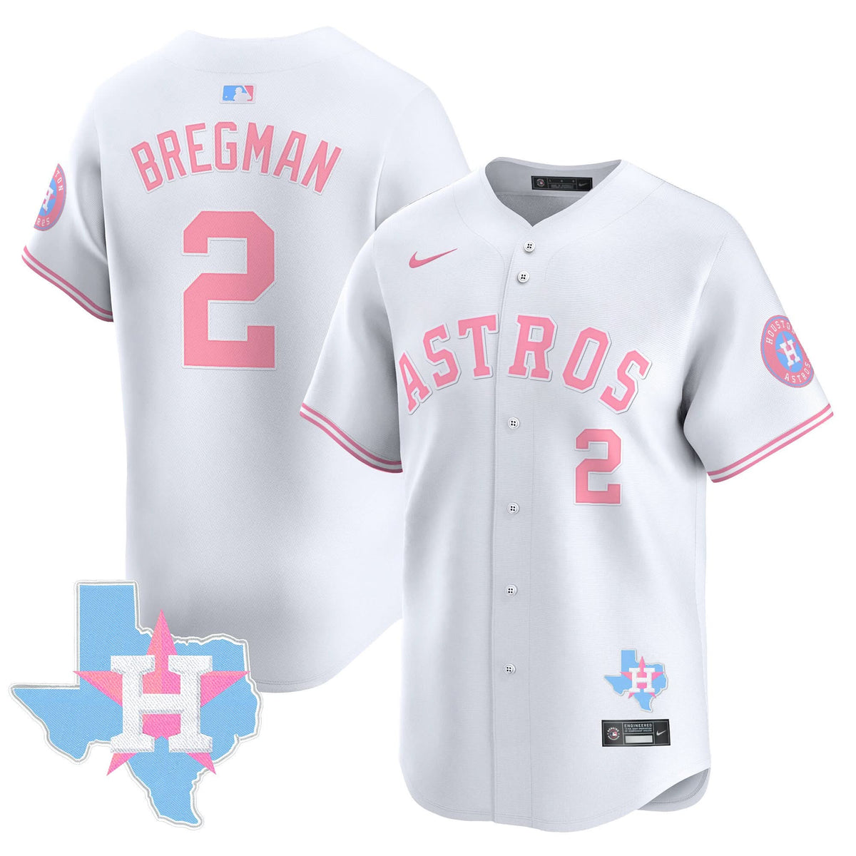 HA Bubblegum Pink Vapor Premier Limited Jersey - Stitched
