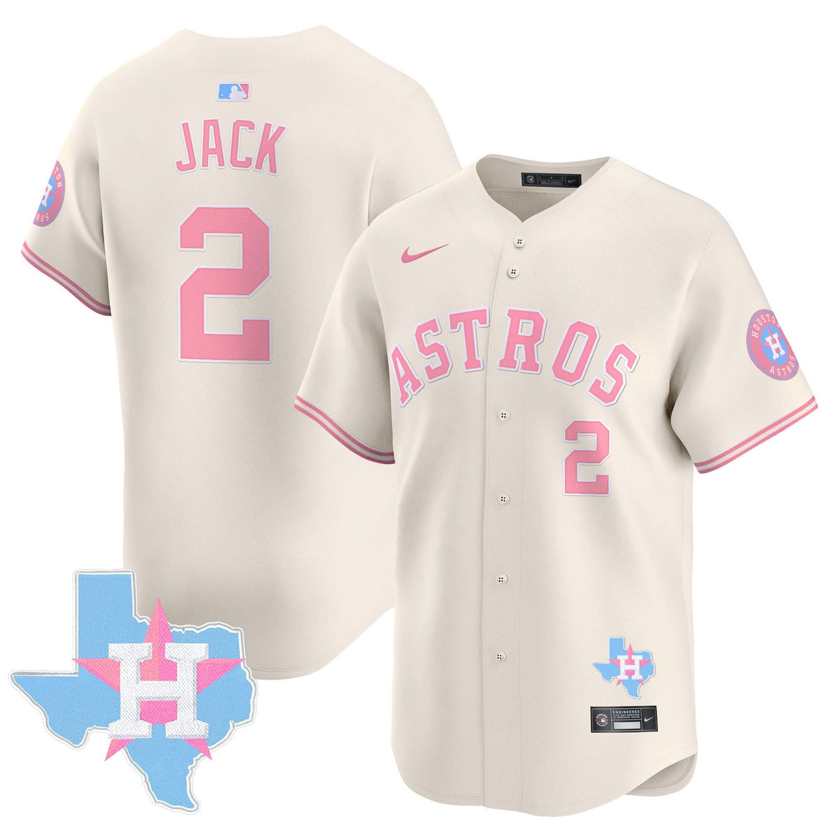 HA Bubblegum Pink Vapor Premier Limited Jersey - Stitched