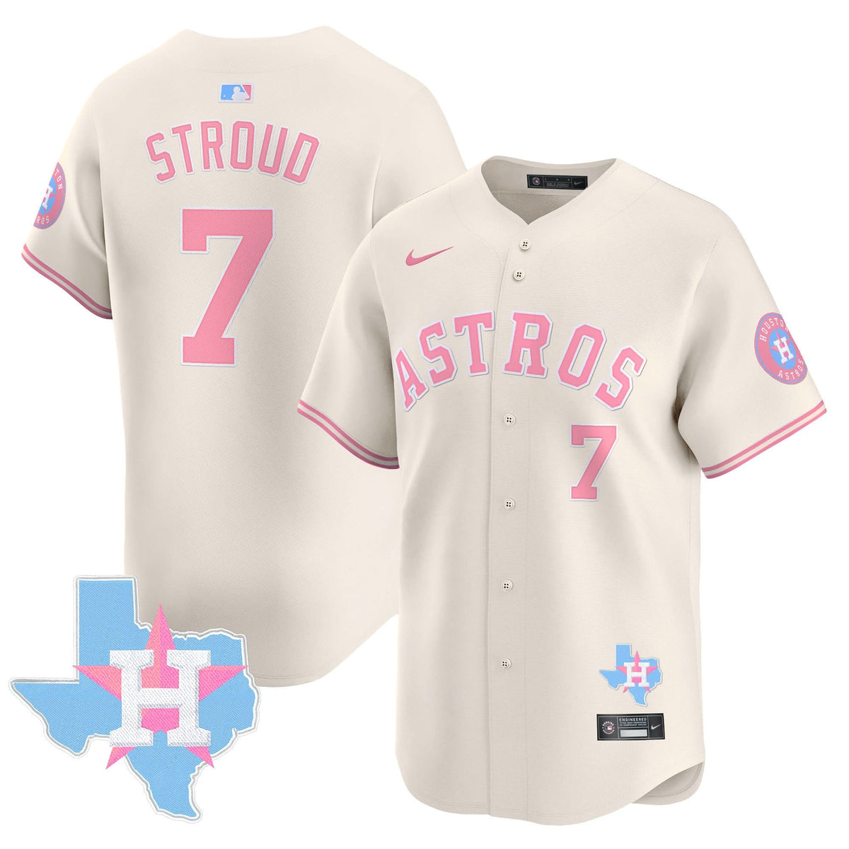 HA Bubblegum Pink Vapor Premier Limited Jersey - Stitched