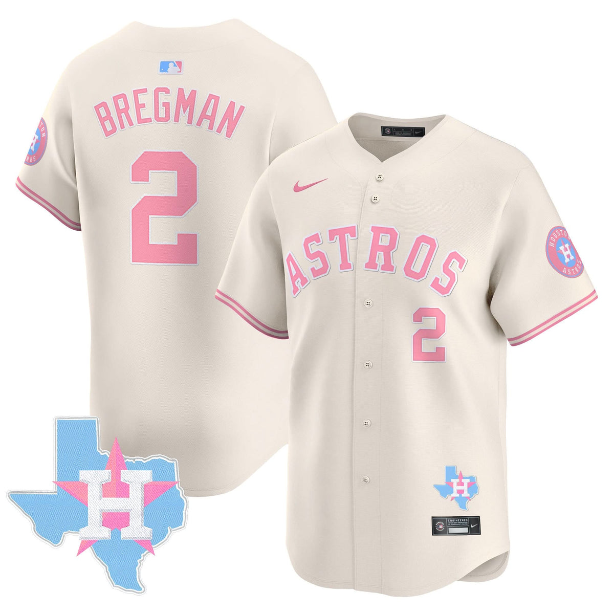 HA Bubblegum Pink Vapor Premier Limited Jersey - Stitched