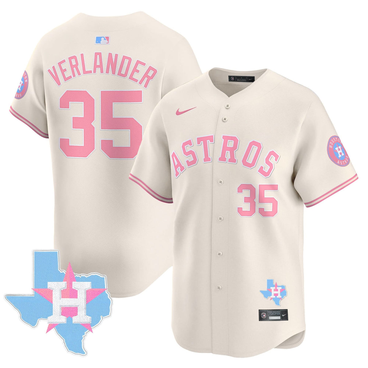 HA Bubblegum Pink Vapor Premier Limited Jersey - Stitched