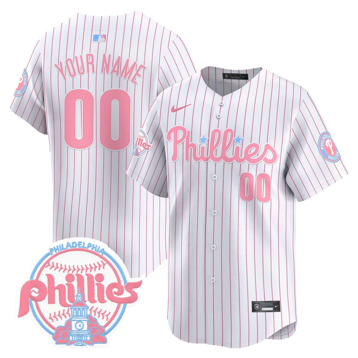 PP Bubblegum Pink Vapor Premier Limited Custom Jersey V2 - Stitched