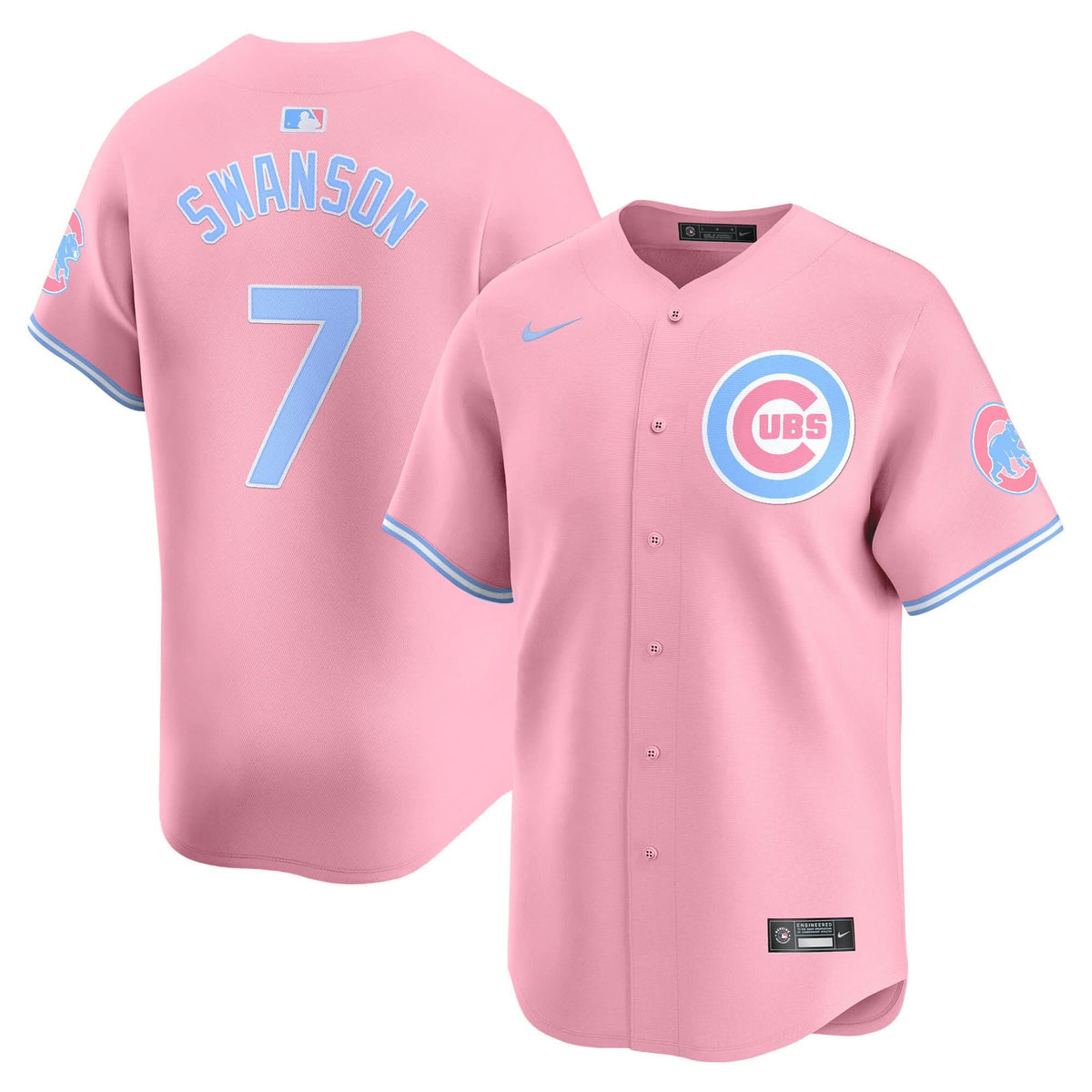 CC Bubblegum Pink Vapor Premier Limited Jersey - Stitched