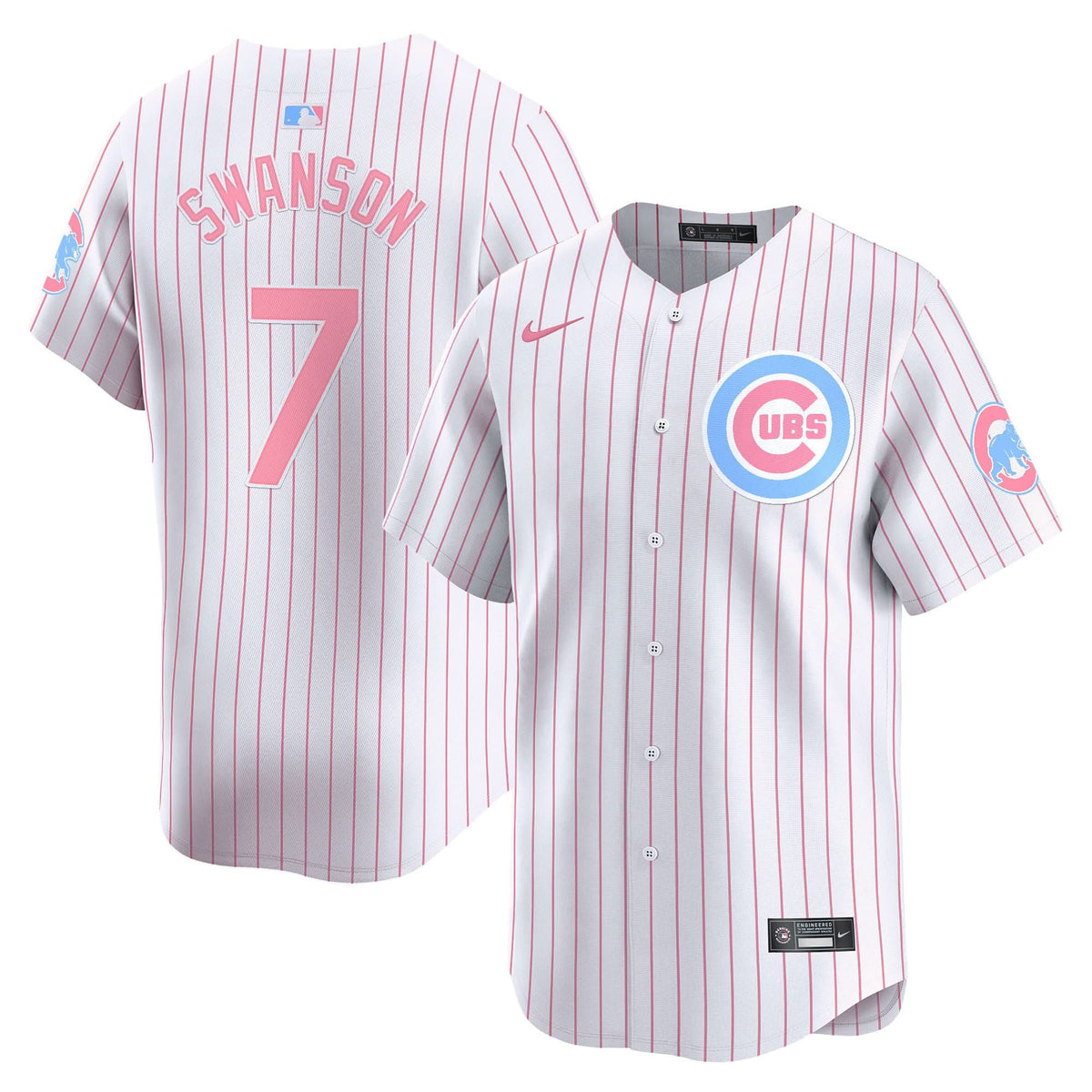 CC Bubblegum Pink Vapor Premier Limited Jersey - Stitched