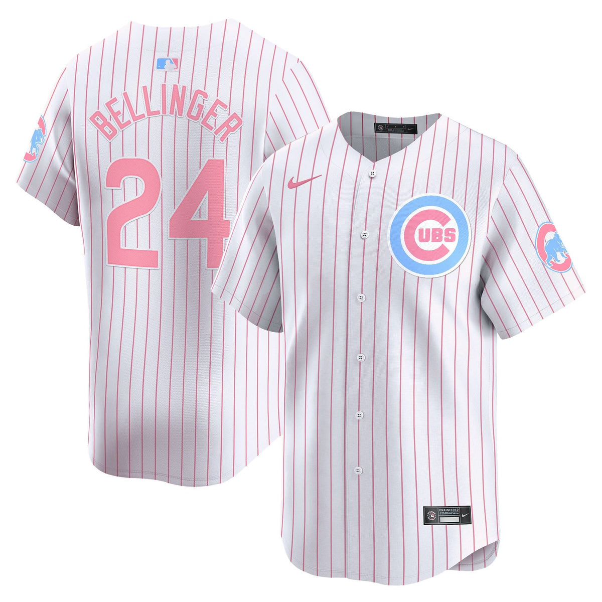CC Bubblegum Pink Vapor Premier Limited Jersey - Stitched