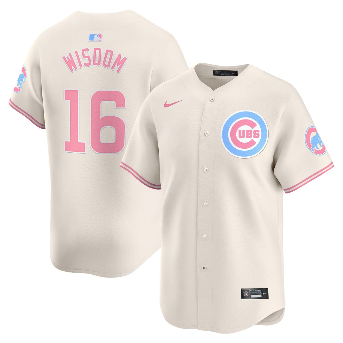 CC Bubblegum Pink Vapor Premier Limited Jersey - Stitched