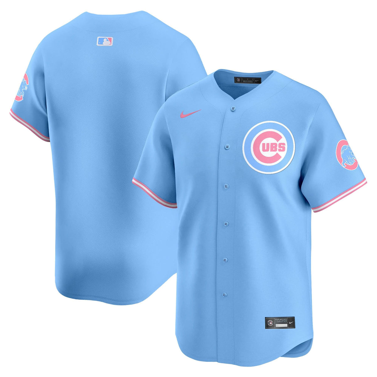 CC Bubblegum Pink Vapor Premier Limited Jersey - Stitched