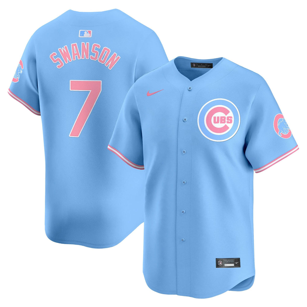CC Bubblegum Pink Vapor Premier Limited Jersey - Stitched