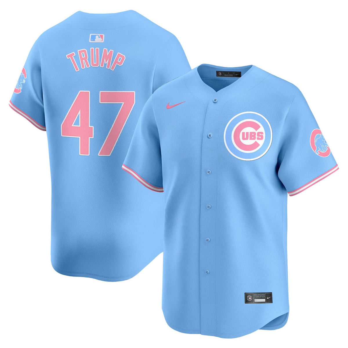 CC Bubblegum Pink Vapor Premier Limited Jersey - Stitched