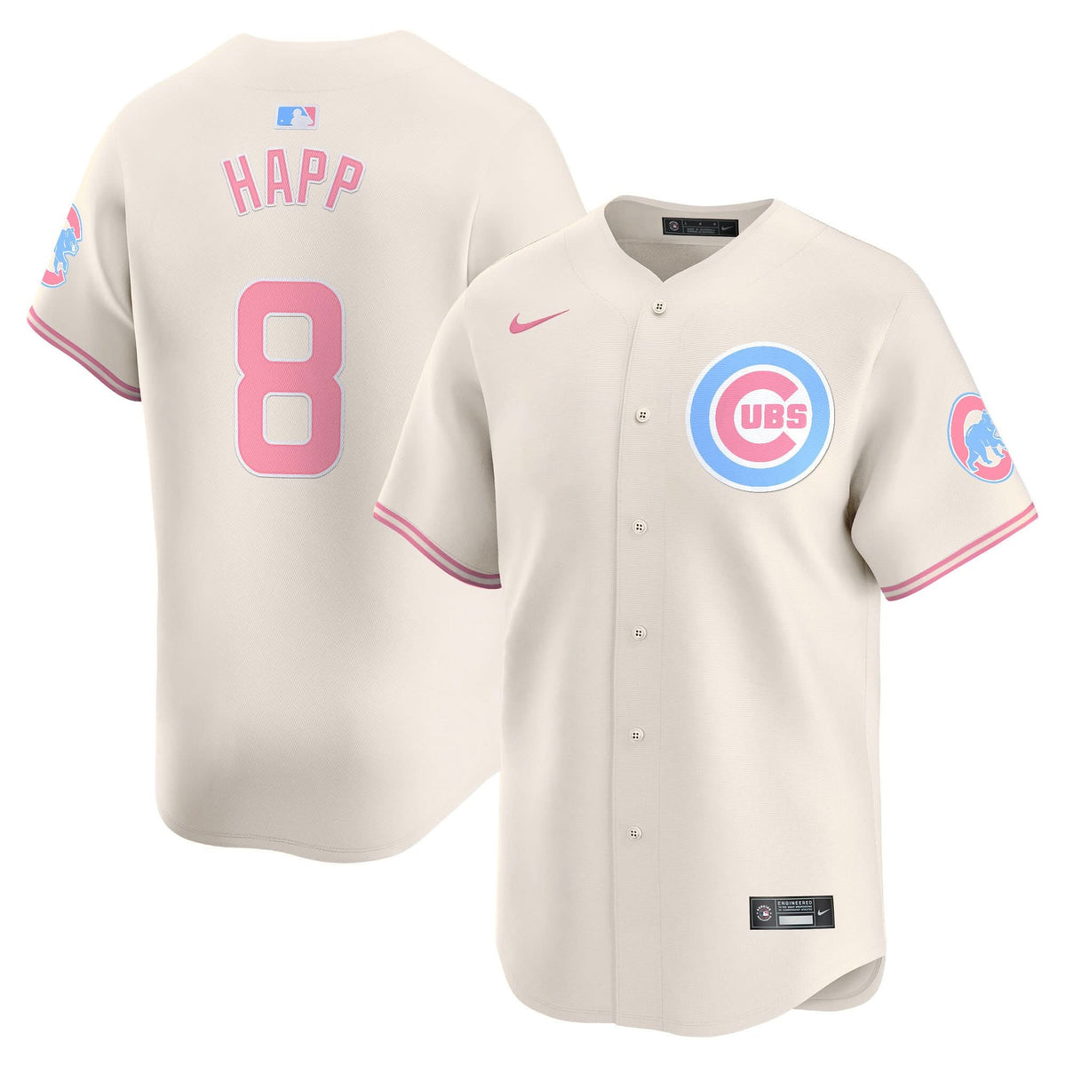 CC Bubblegum Pink Vapor Premier Limited Jersey - Stitched