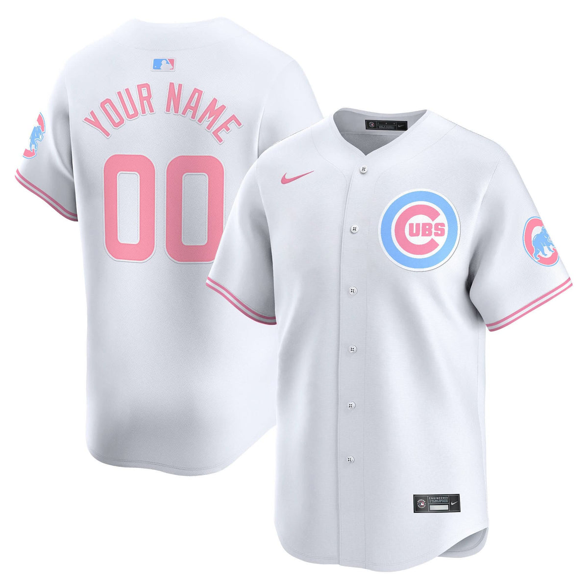 CC Bubblegum Pink Vapor Premier Limited Custom Jersey - Stitched