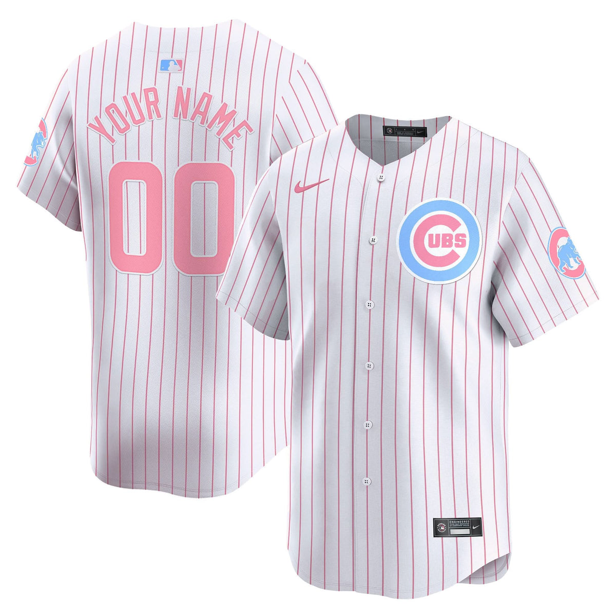 CC Bubblegum Pink Vapor Premier Limited Custom Jersey - Stitched