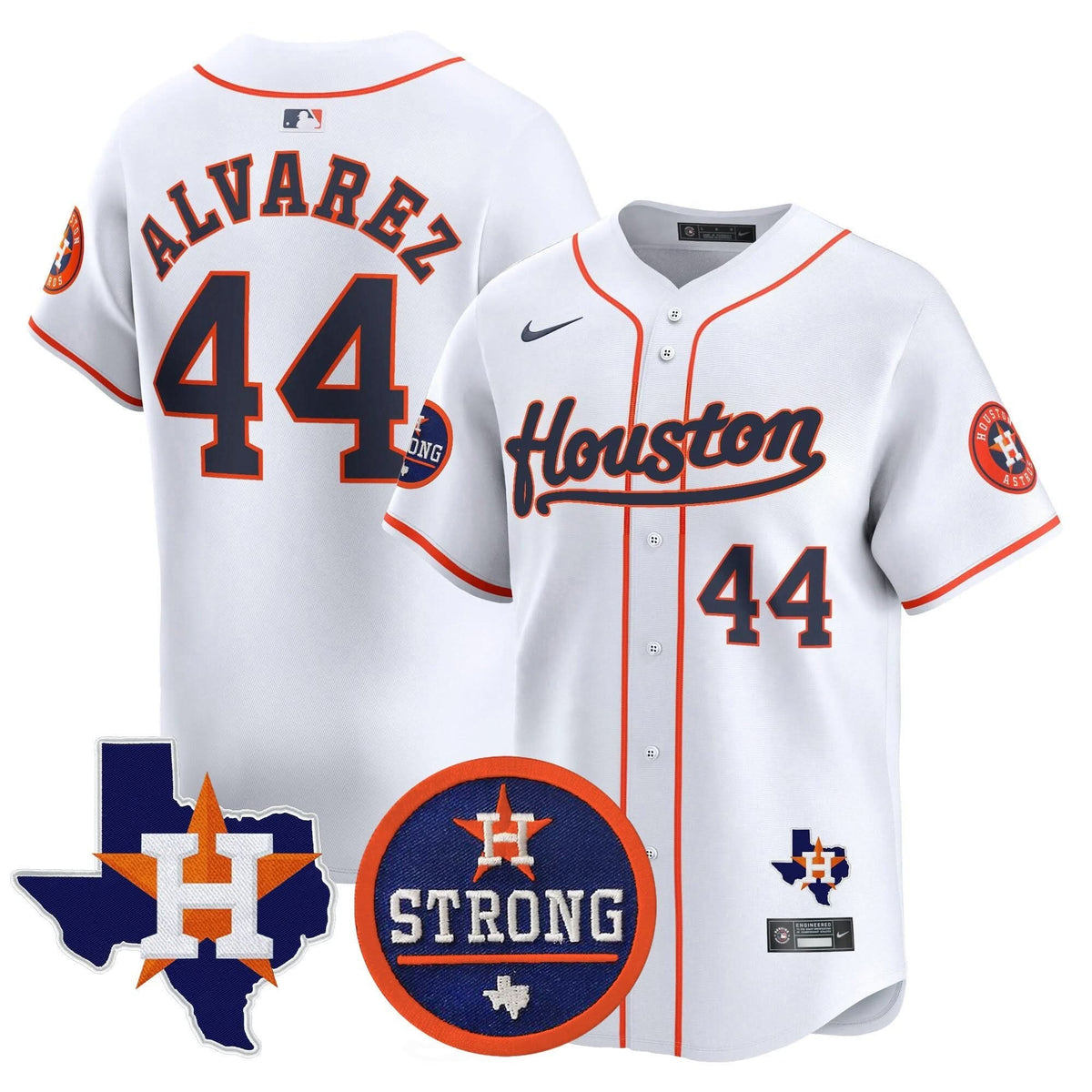 HA Houston Strong Patch Vapor Premier Limited Jersey - Stitched