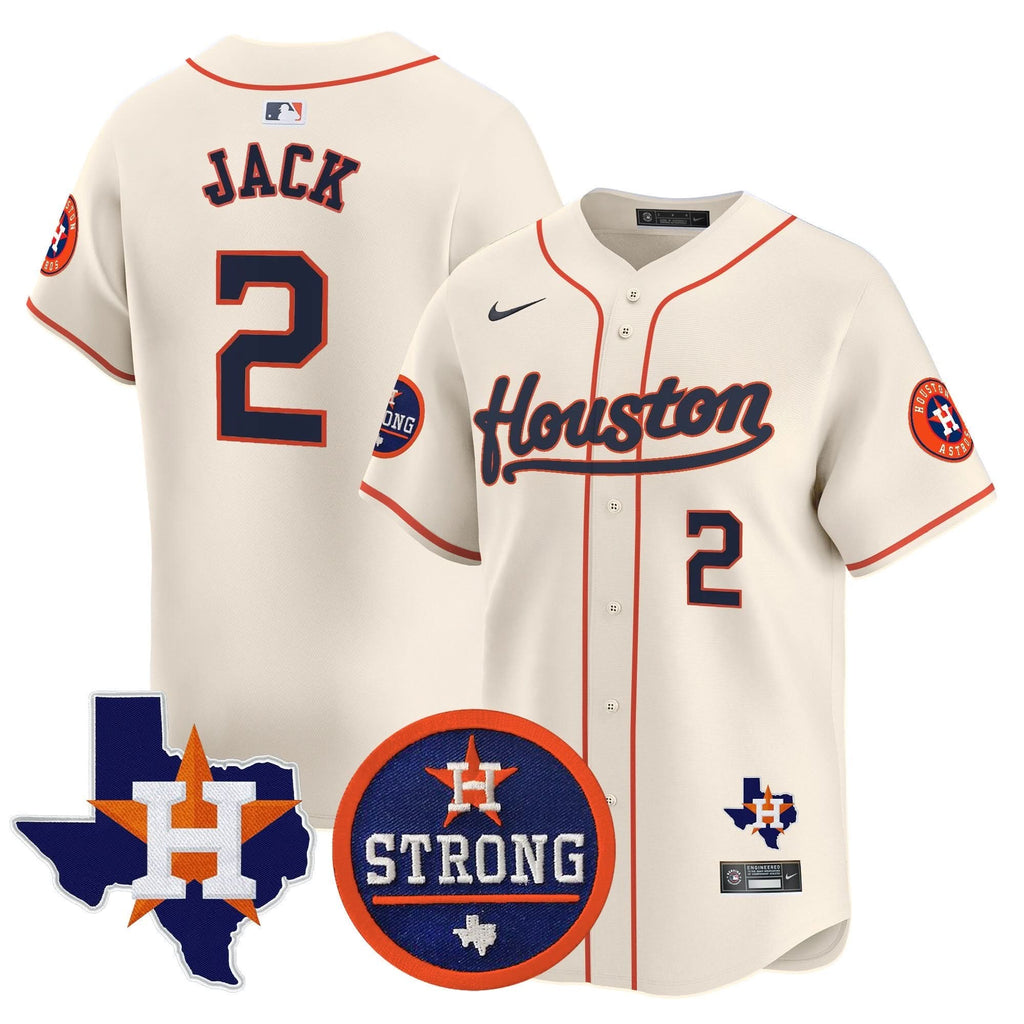 HA Houston Strong Patch Vapor Premier Limited Jersey - Stitched